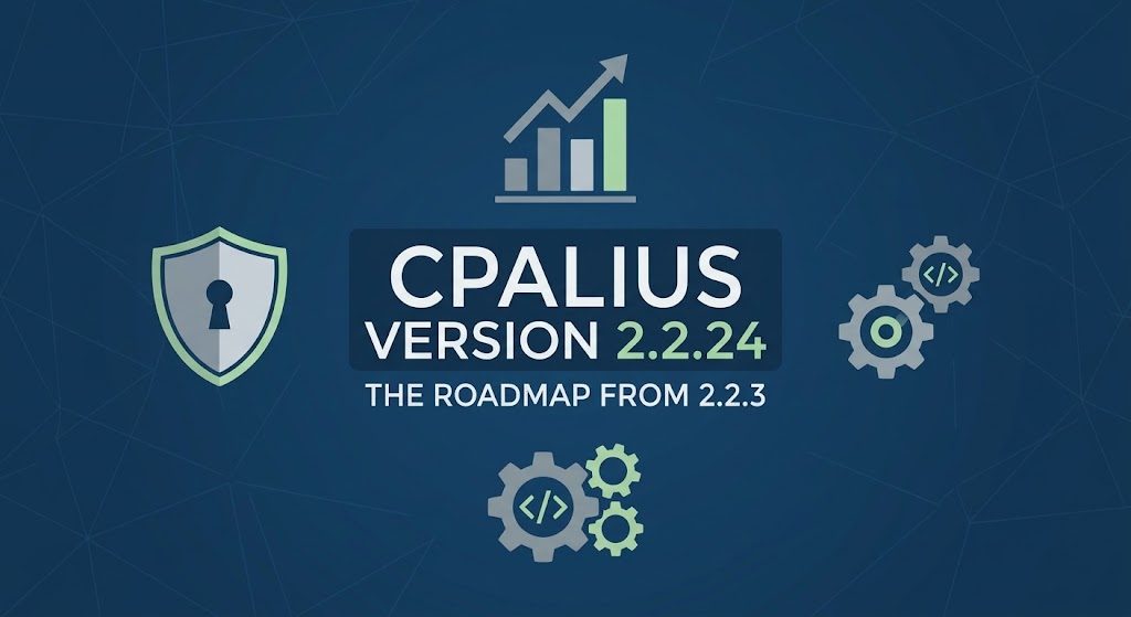 CPalius 2.2.4 – 2.2.24: kurulum, güvenlik, güncelleme ve ziyaretçi istatistikleri