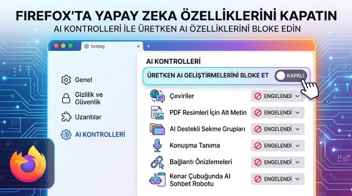 Firefox’un Yapay Zeka Özelliklerinden Bıktınız mı?
